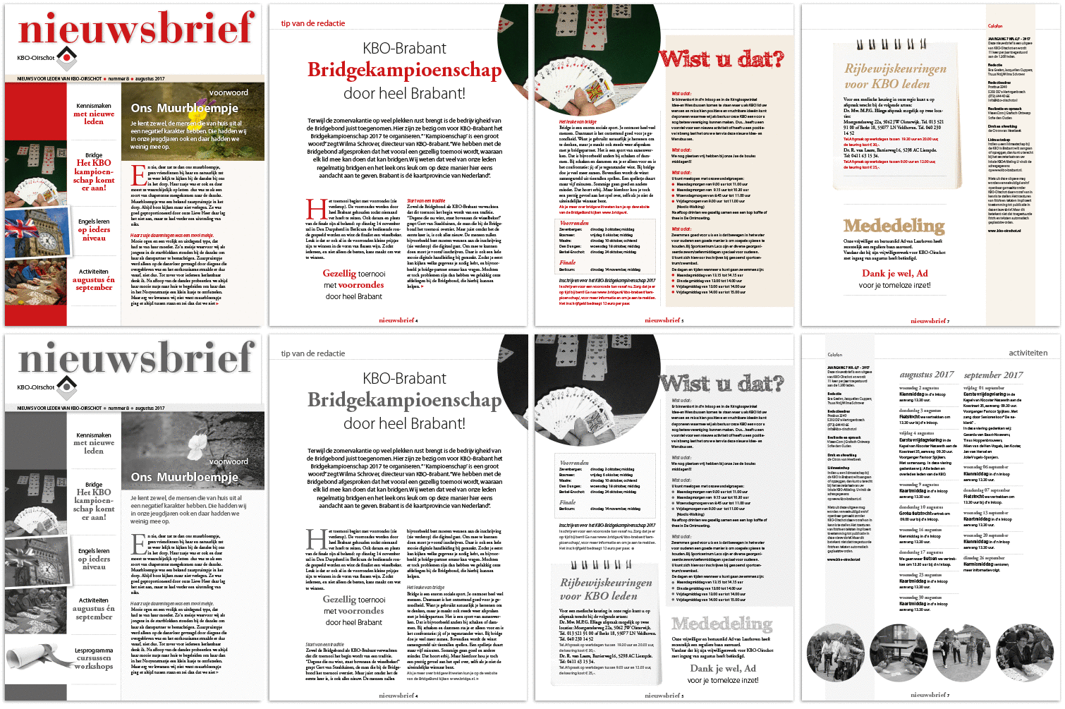 nieuwsbrief: stramien