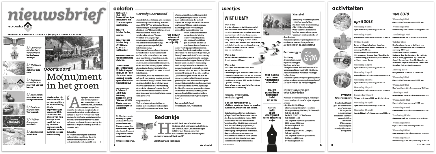 nieuwsbrief KBO