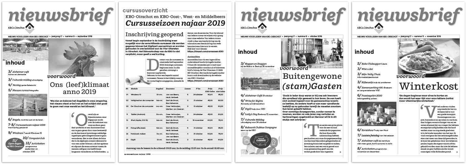 nieuwsbrief KBO