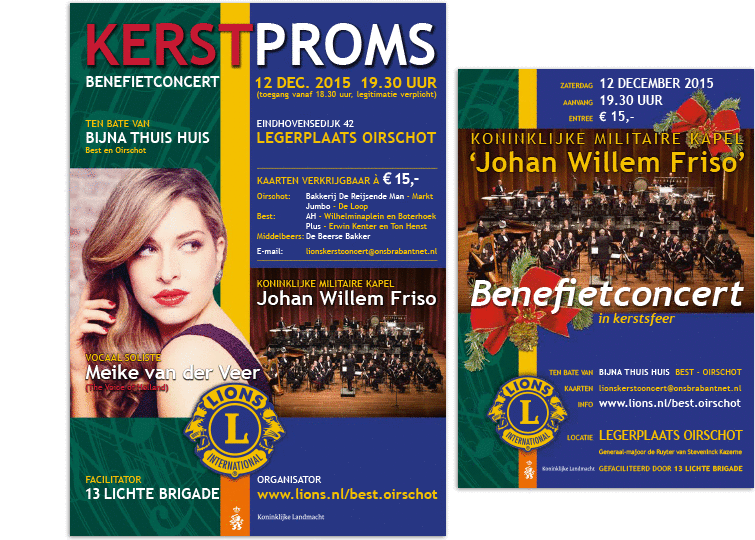 flyer: Lions Best Oirschot, Benefietconcert